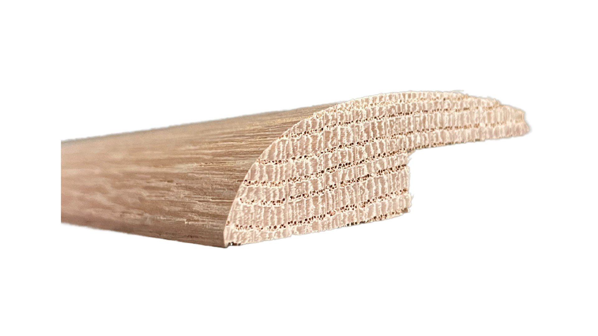 Unfinished Molding Overlap Reducer Red Oak