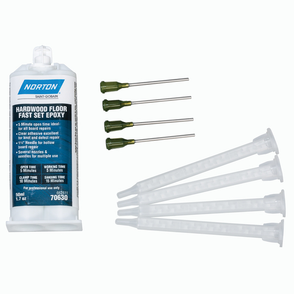 Norton 50ml Hardwood Floor Fast Set Epoxy Kit