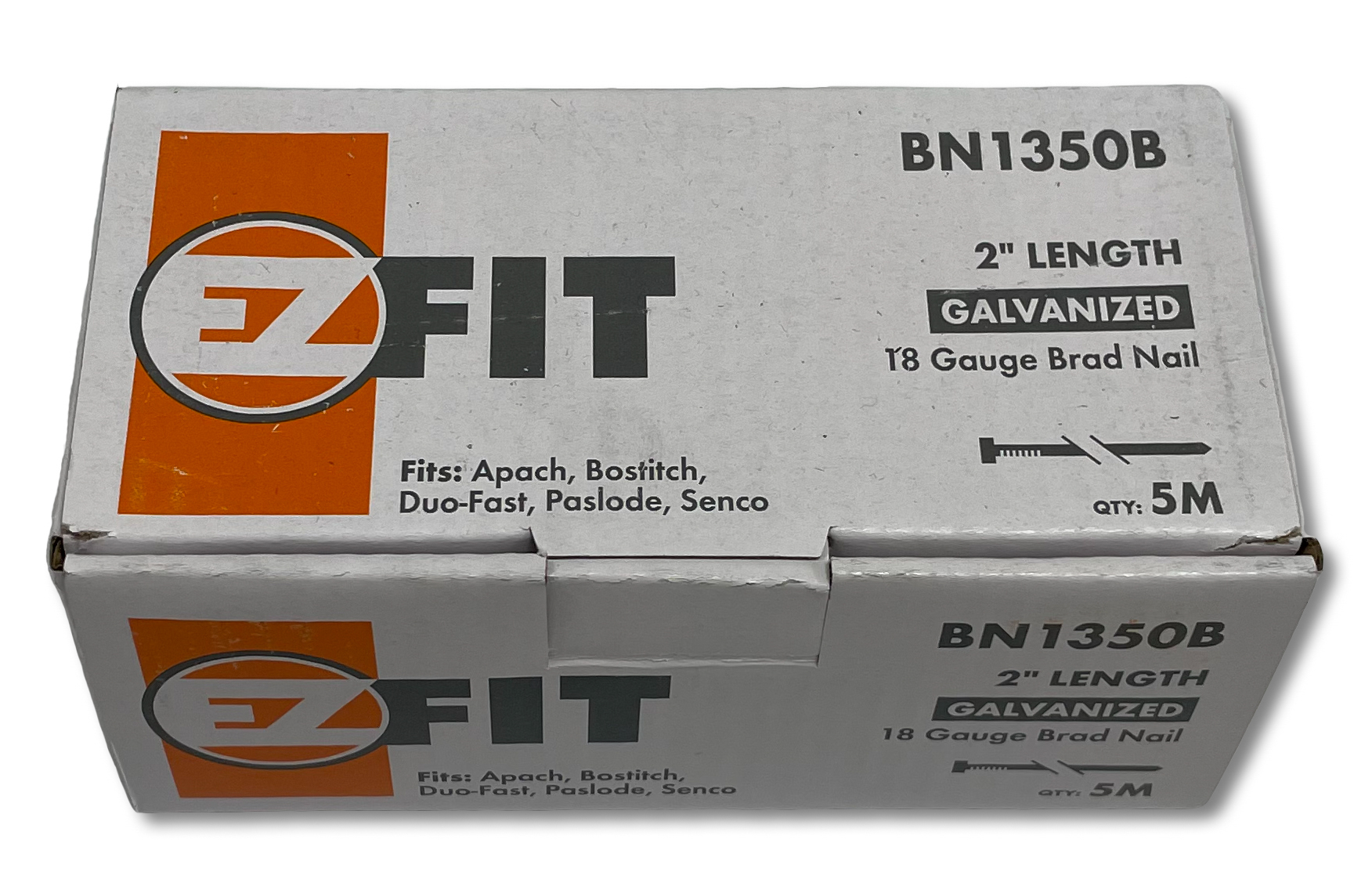 EzFit 18Ga 2" Finish Nail box of 5000