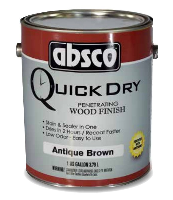 ABSCO Quick Dry Finish 1 Gal Antique Brown