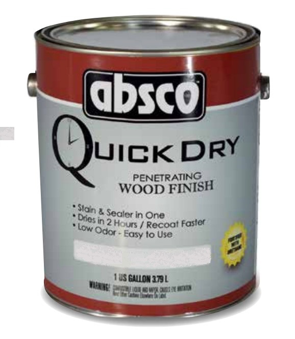 ABSCO Quick Dry Finish 1 Gal Medium Brown