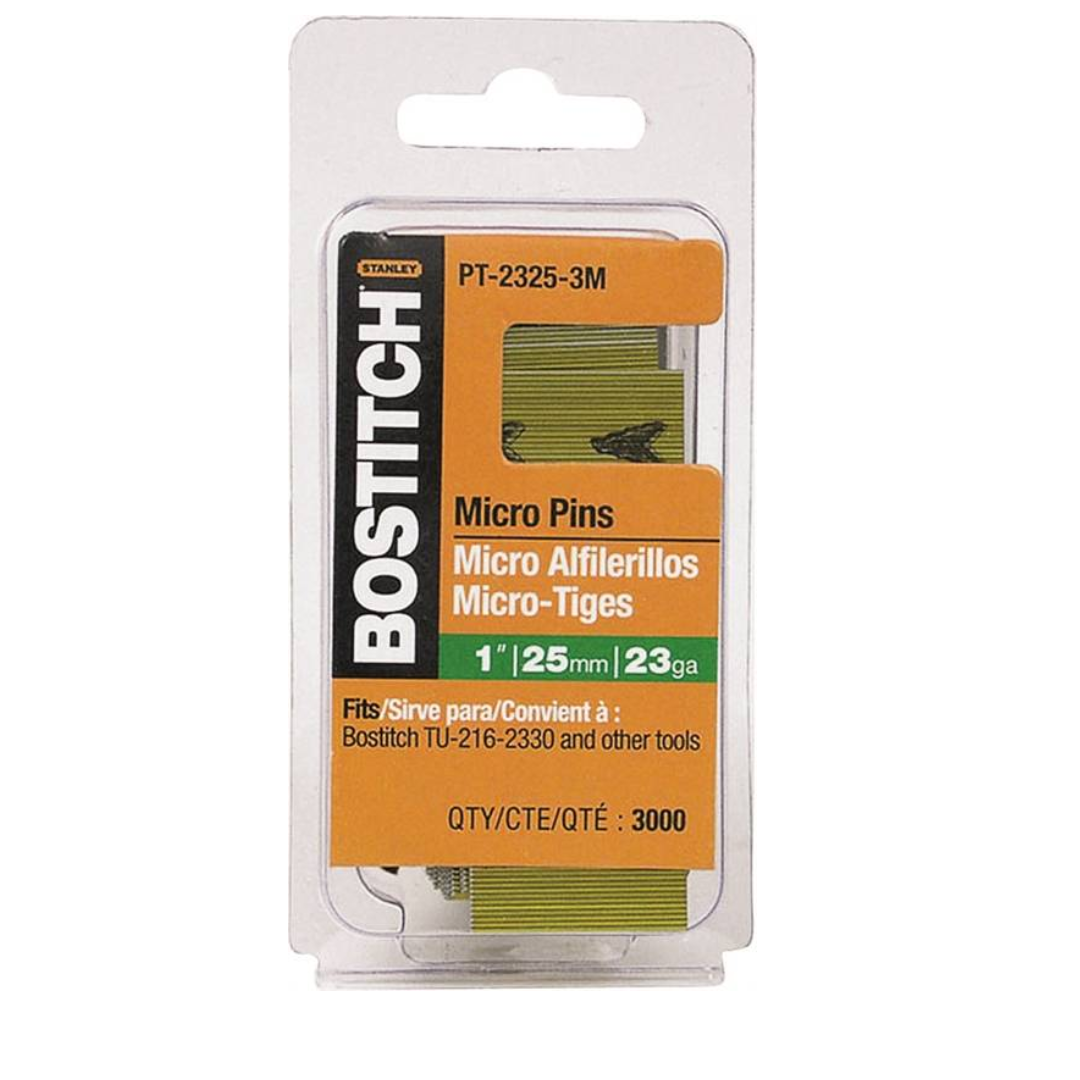 Bostitch 1" 23GA headless pins