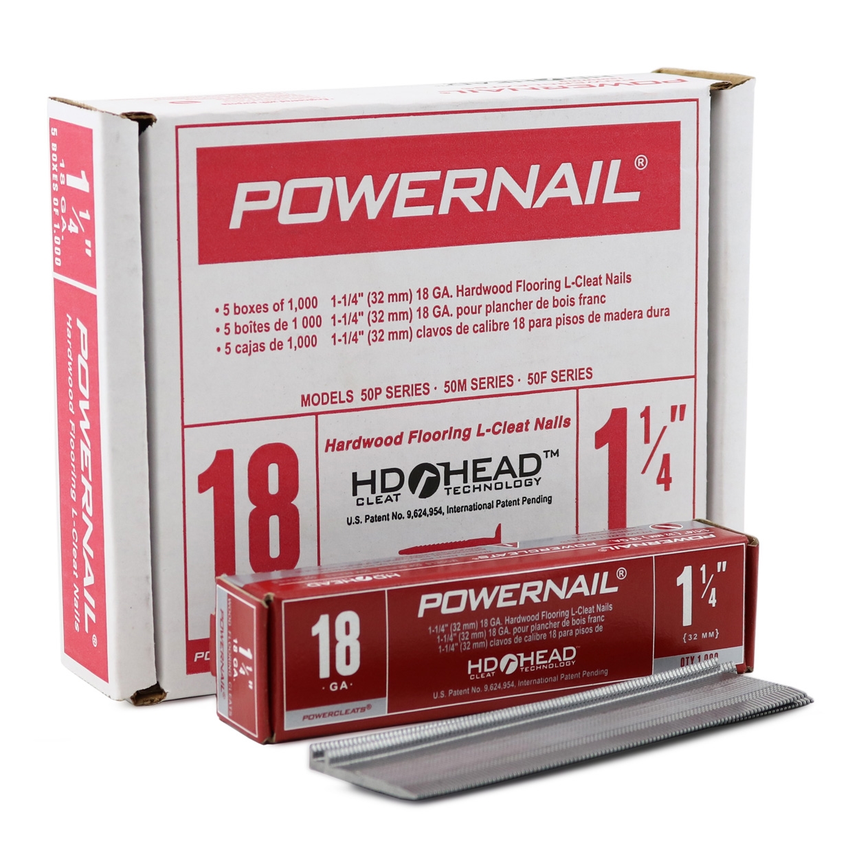 Powernail 18-Gauge 1 1/4" PowerStaples (Box of 1000)