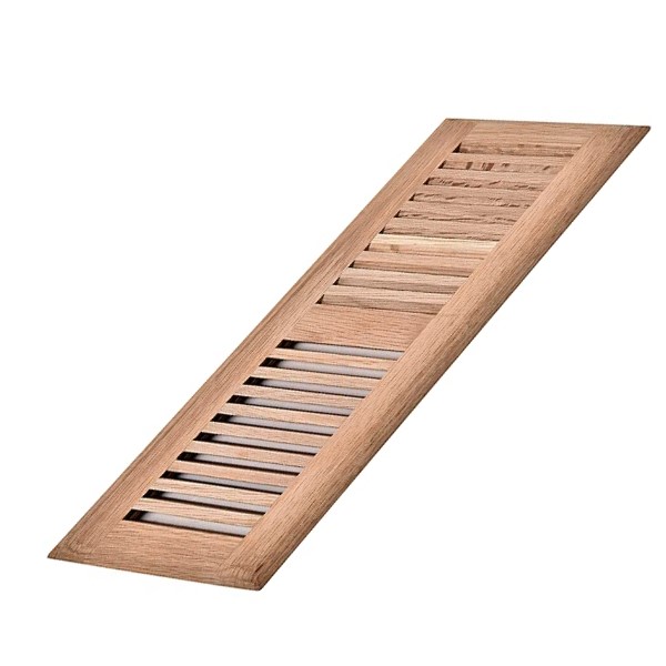 Unfinished Vent 3/4" Thick 2x10 Self-Rimmed White Oak