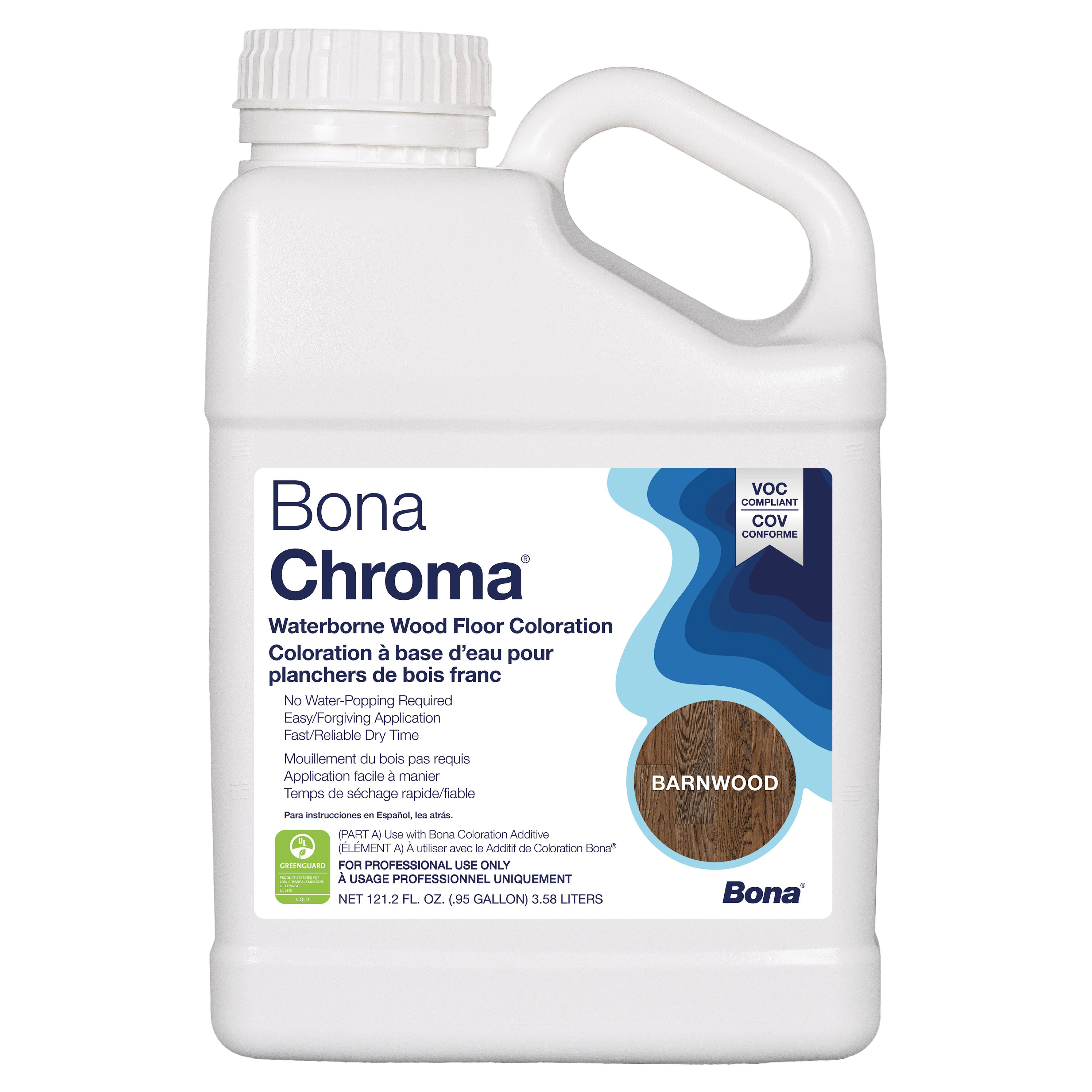 Bona Chroma 1Gal Waterborne Floor Coloration Barnwood