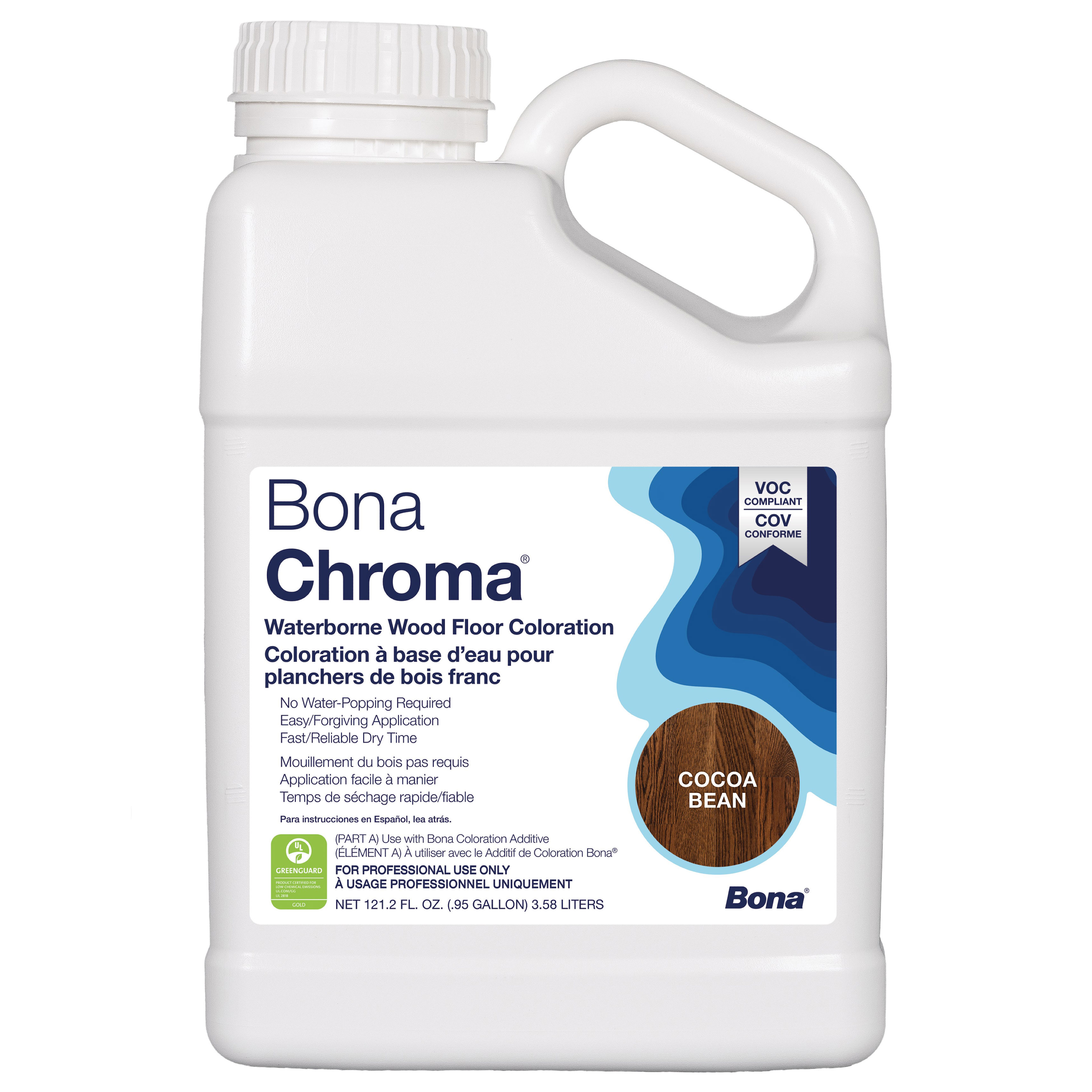 Bona Chroma 1Gal Waterborne Floor Coloration Cocoa