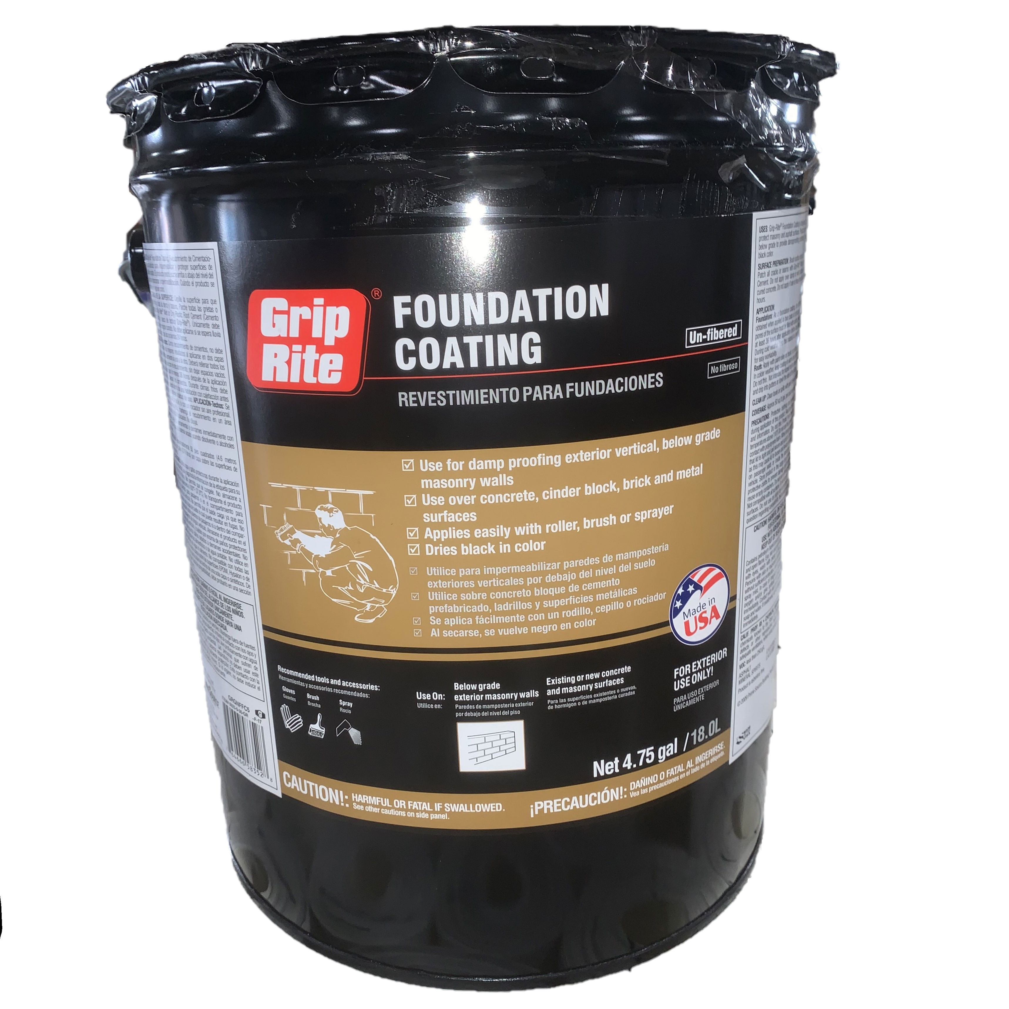 Mastic / Tar Non-Fibered 5Gal