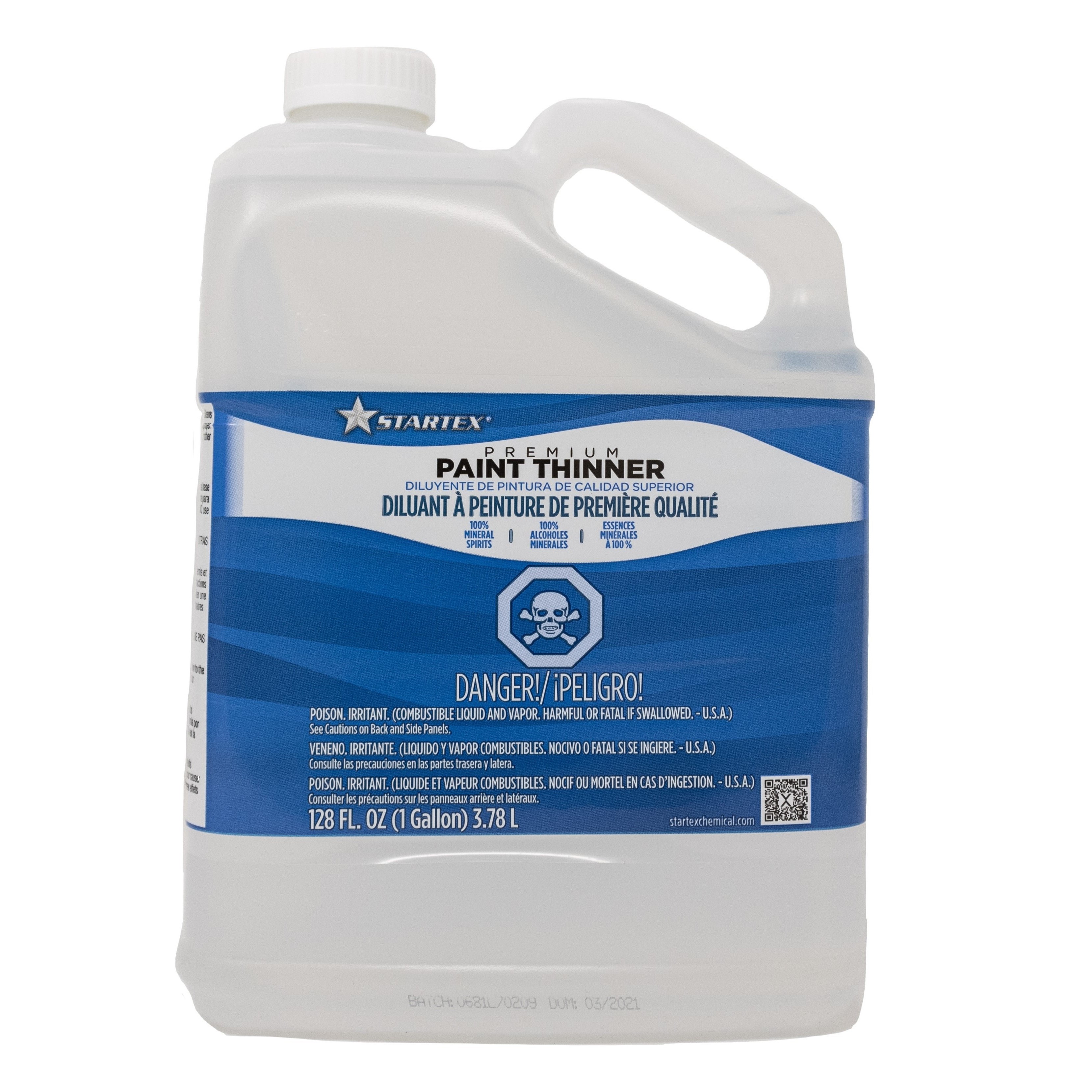 Startex Paint Thinner 1Gal Plastic 100% Mineral Spirits
