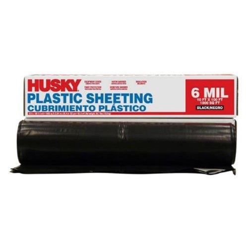 Black Plastic 6 mil 10x100 (regular roll)