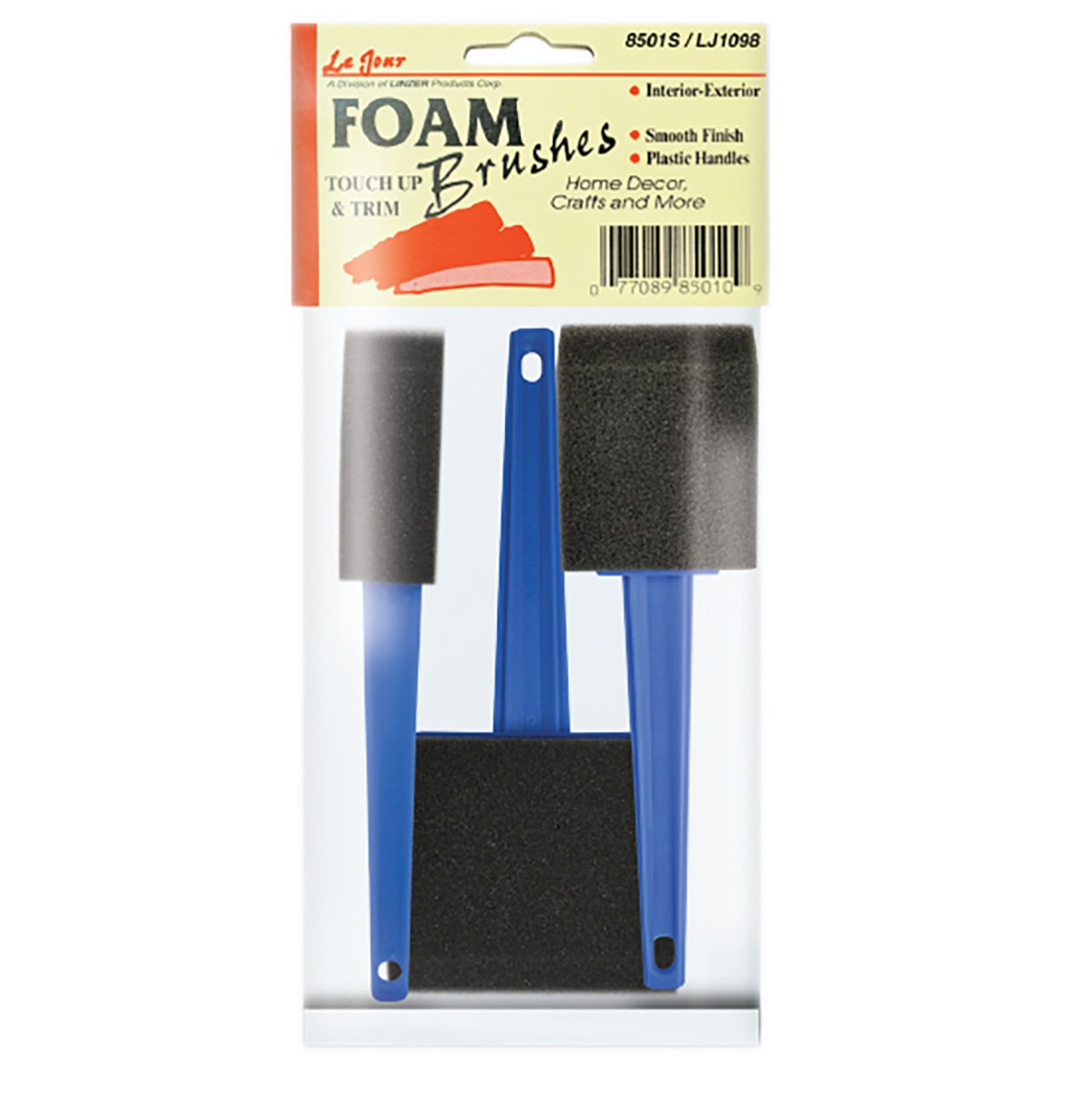 Linzer Foam Brush 3-Pack