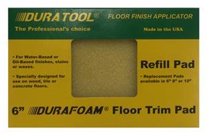 DuraTool Trim Pad Refill DuraFoam 6in