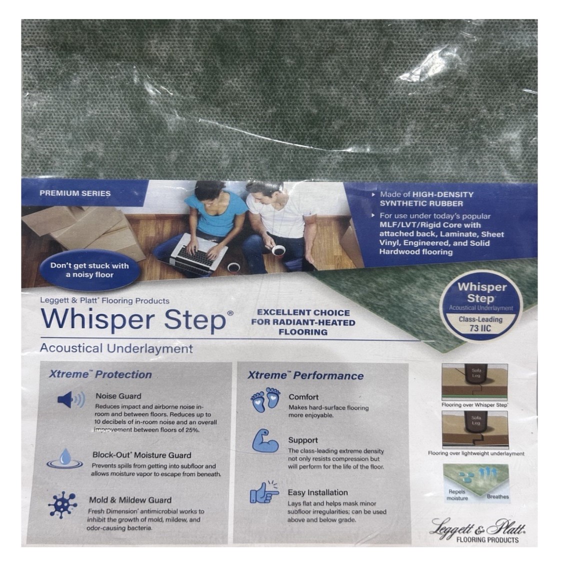 Leggett and Platt Whisper Step 36"x33'