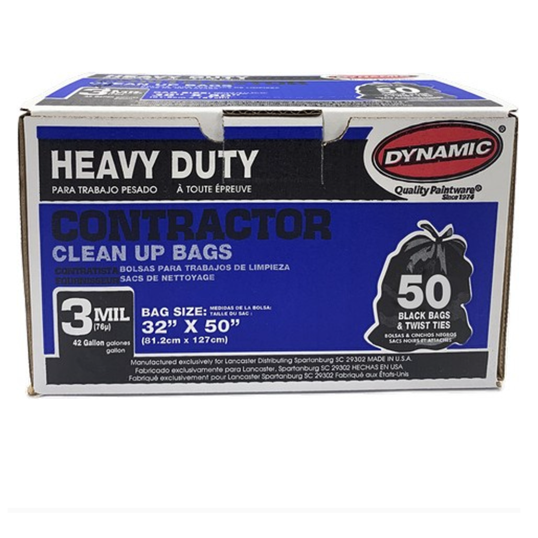 trash bag 50 ct 3mil
