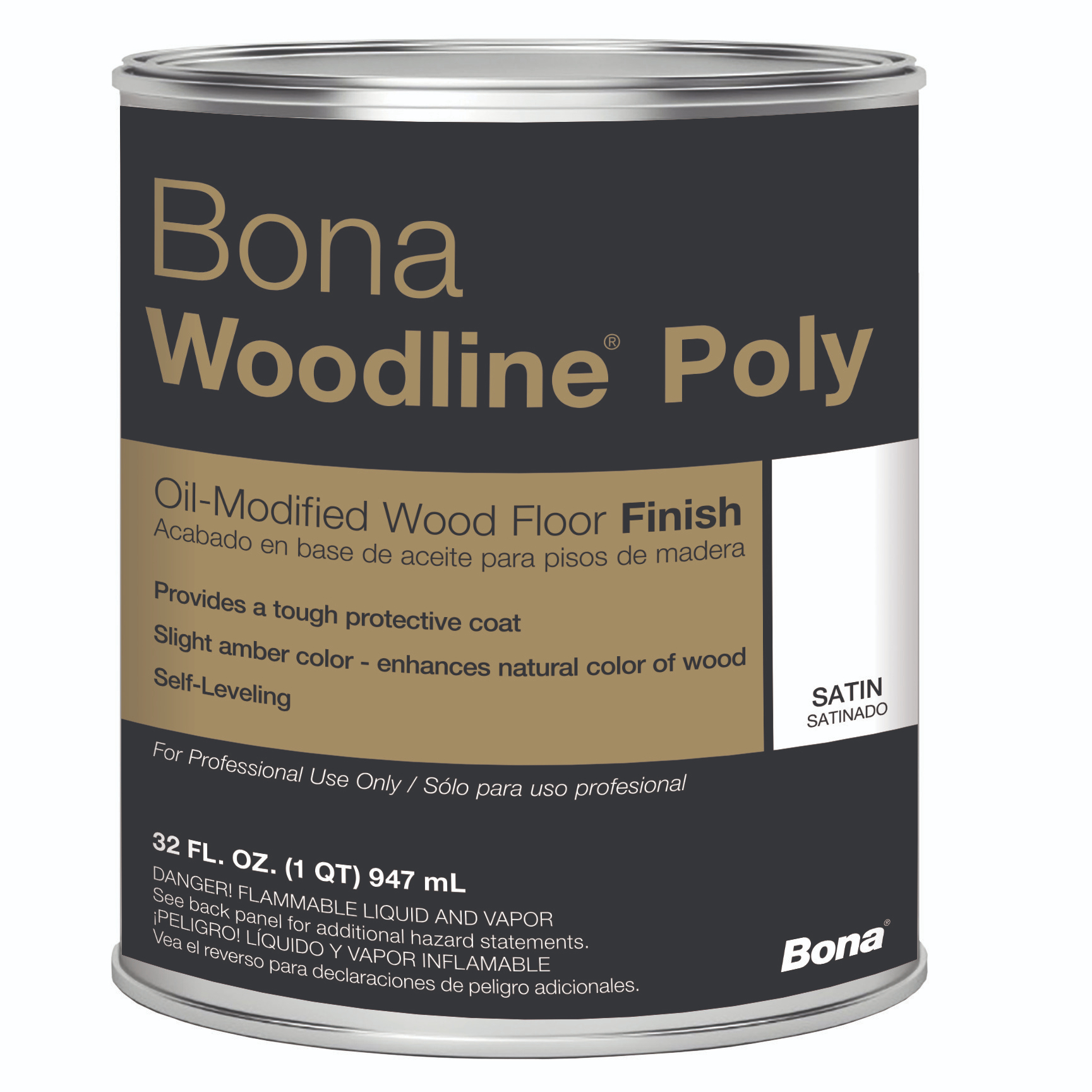 Bona Woodline Quart Polyurethane Satin