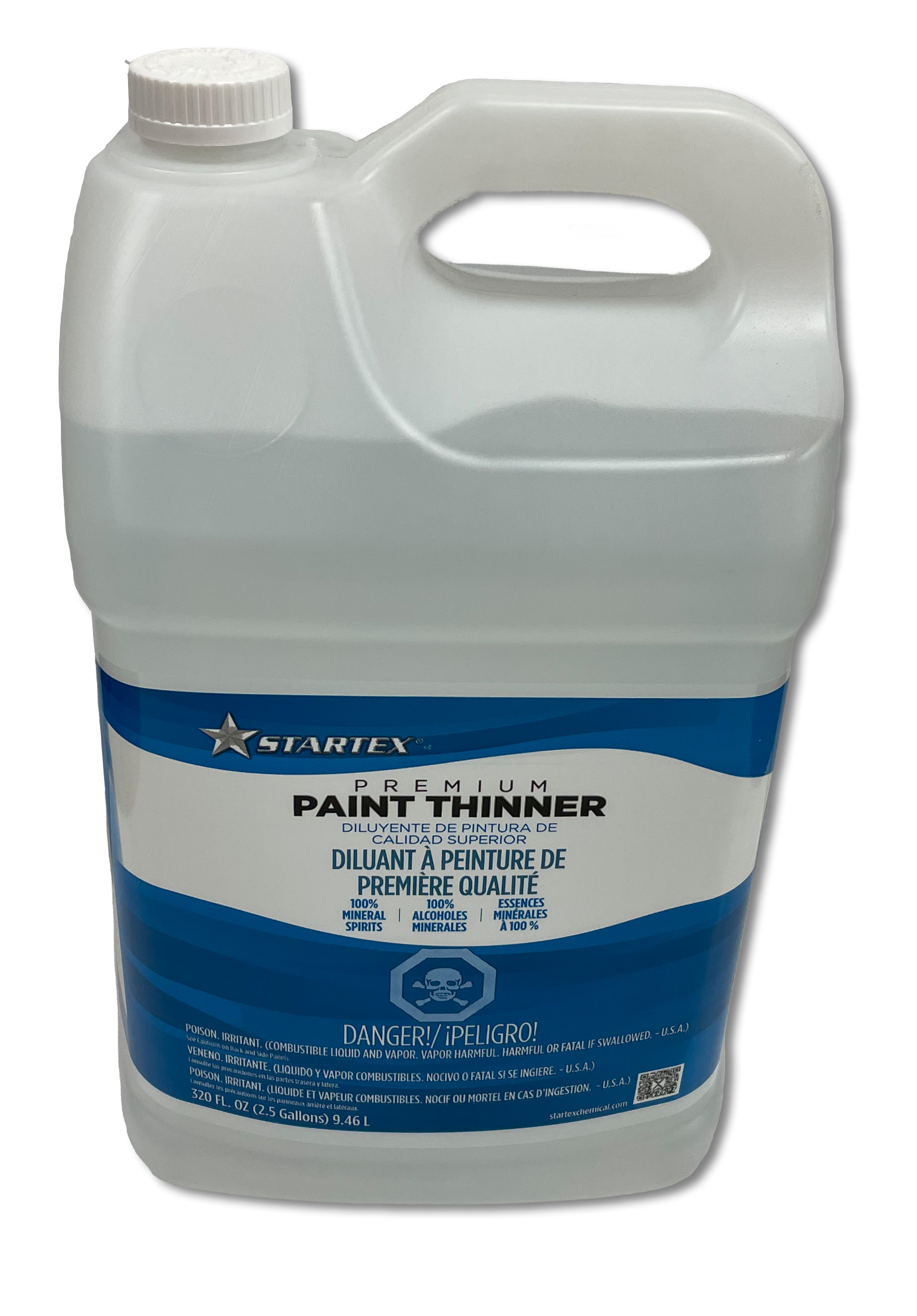 Startex Paint Thinner 2.5Gal Plastic 100% Mineral Spirits