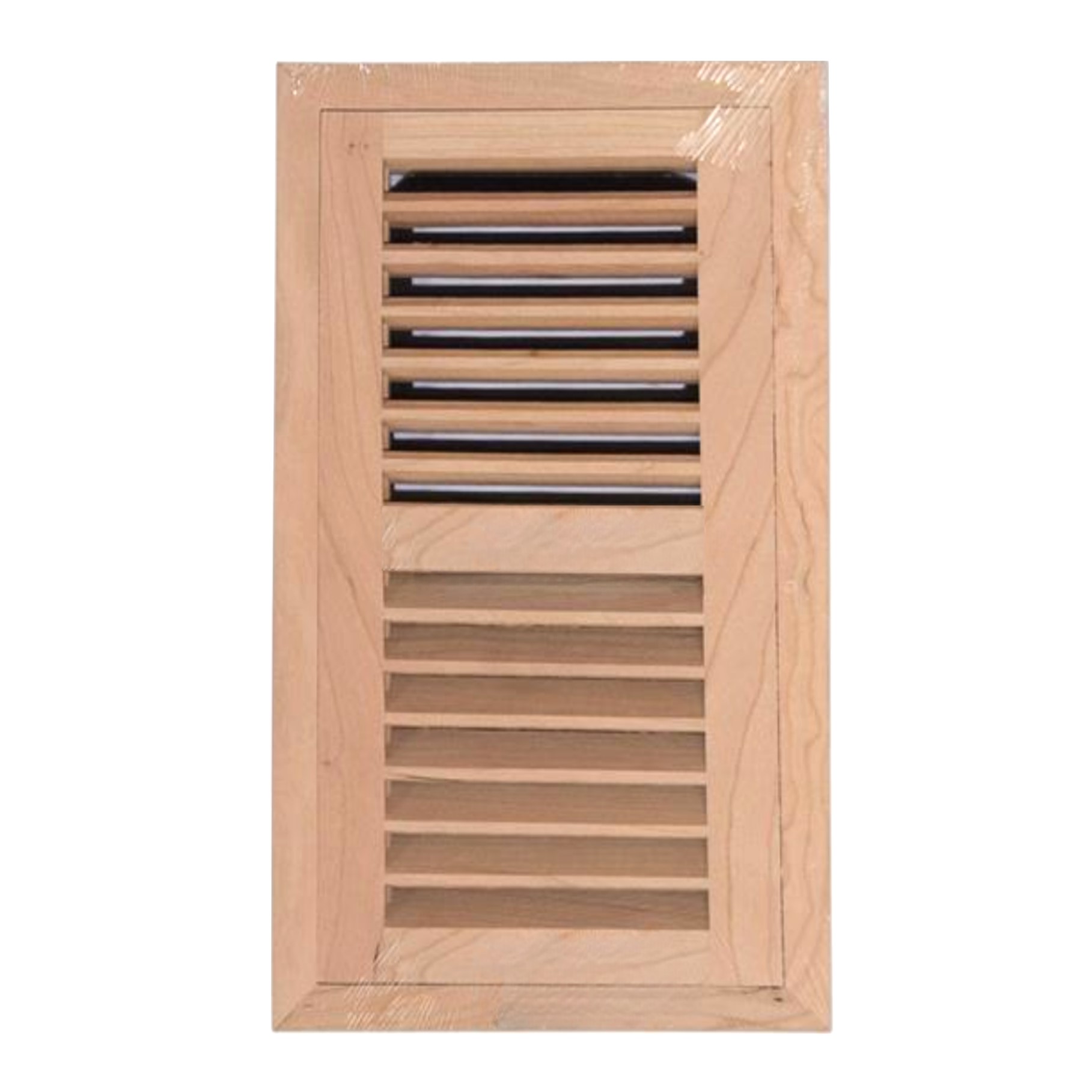 Unfinished Vent 3/4" Thick 4x12 Flush Frame Cherry