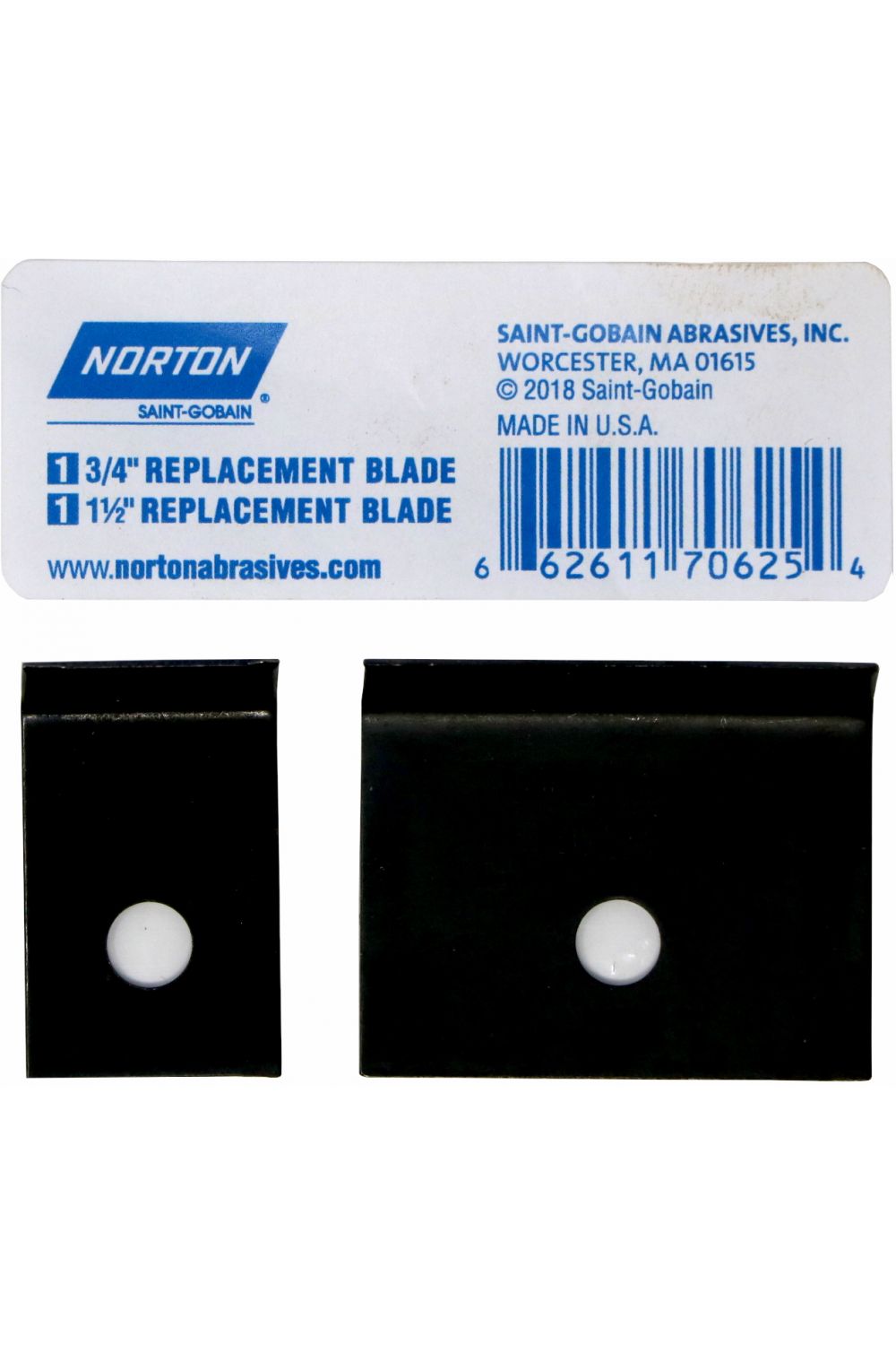 Norton 3/4"and 1/2" Hand Scraper Replacement Blade (Pack of