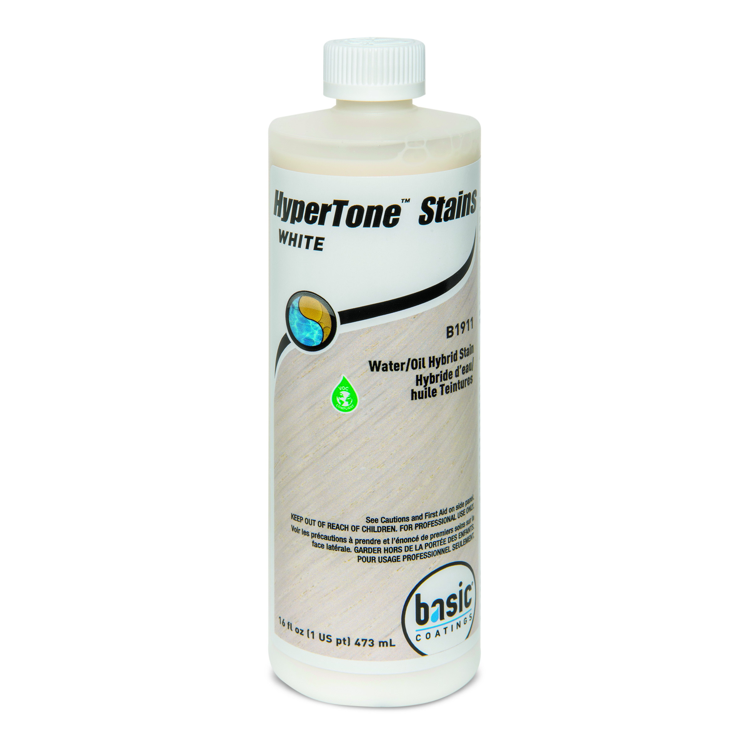 Basic Coatings Hypertone Stain White 1 Pint