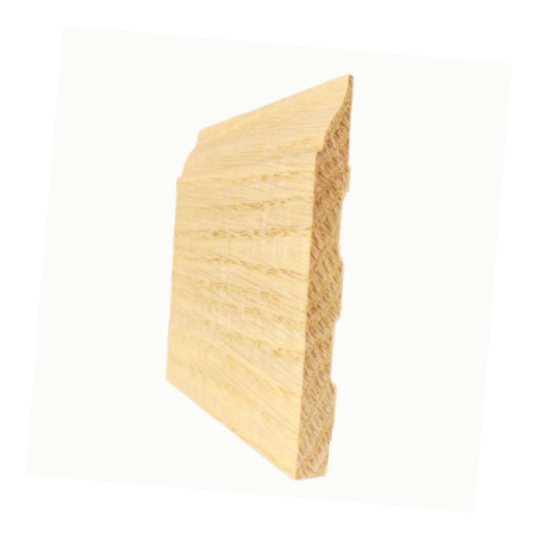 3/8" x 3-1/4" Colonial White Oak Baseboard