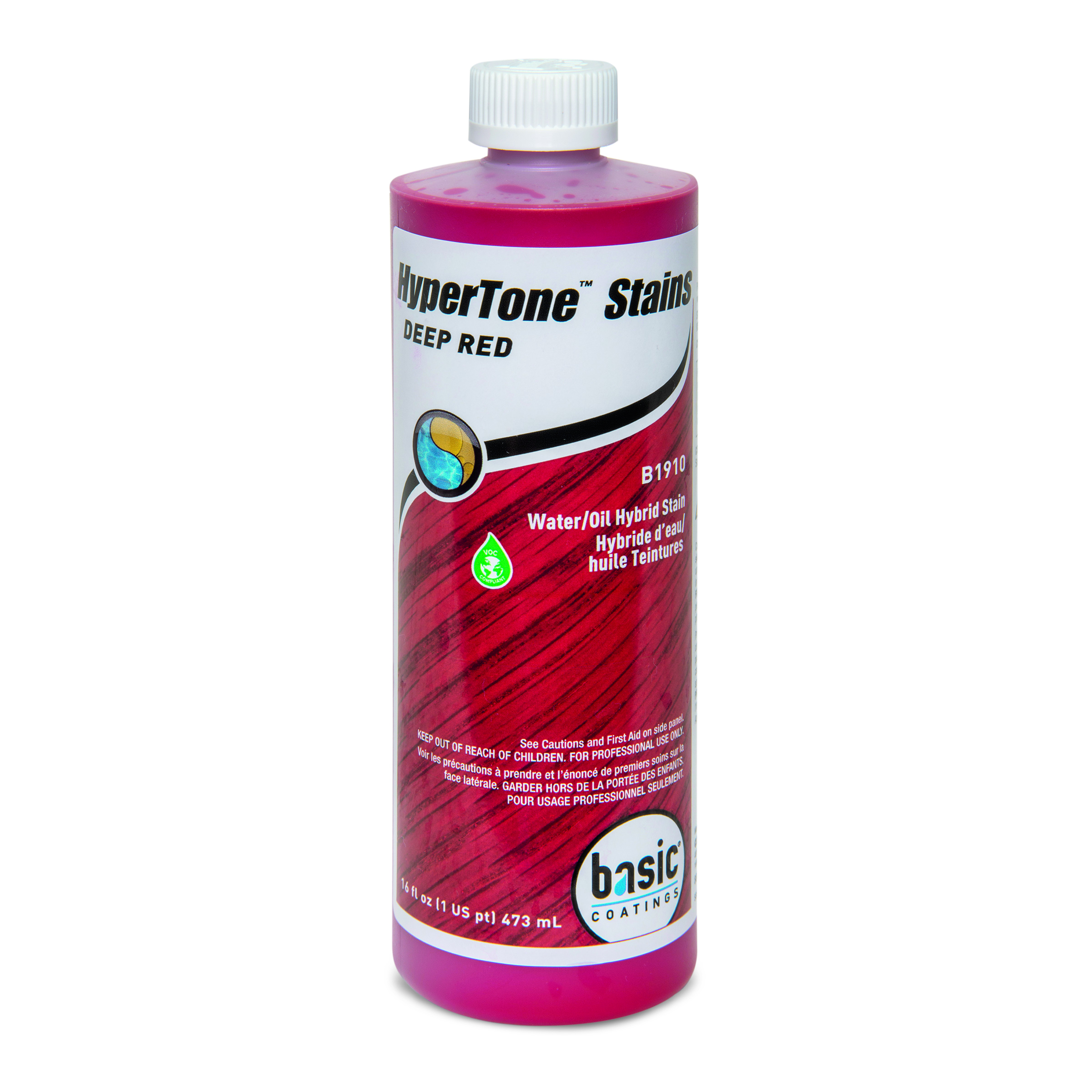 Basic Coatings Hypertone Stain Deep Red 1 Pint