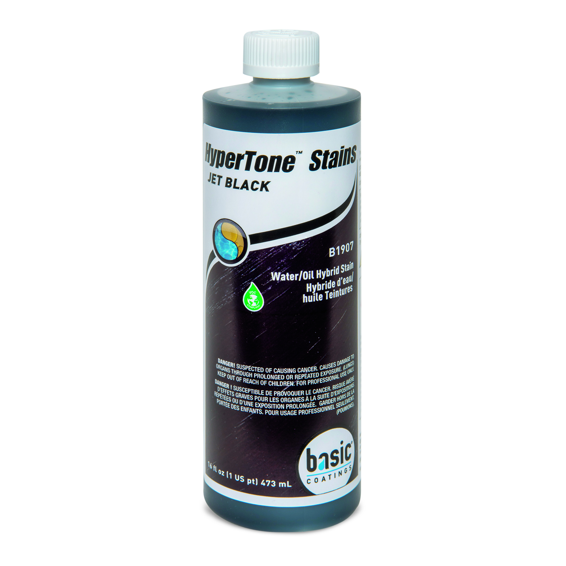 Basic Coatings Hypertone Stain Jet Black 1 Pint