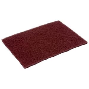 Norton 12"x18" Square Buff Maroon Pad