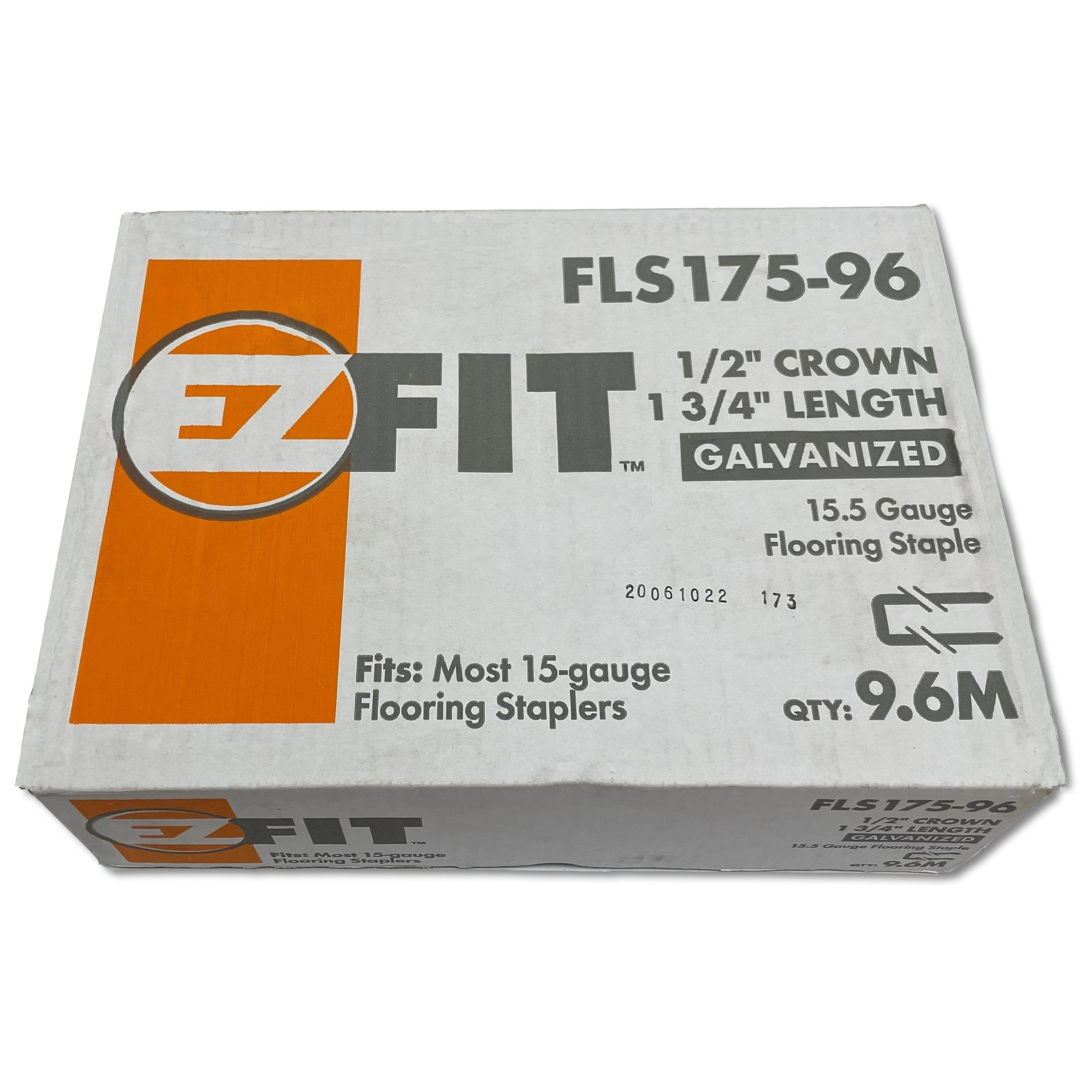EzFit 15.5Ga 1.75" Staple box of 9.6M