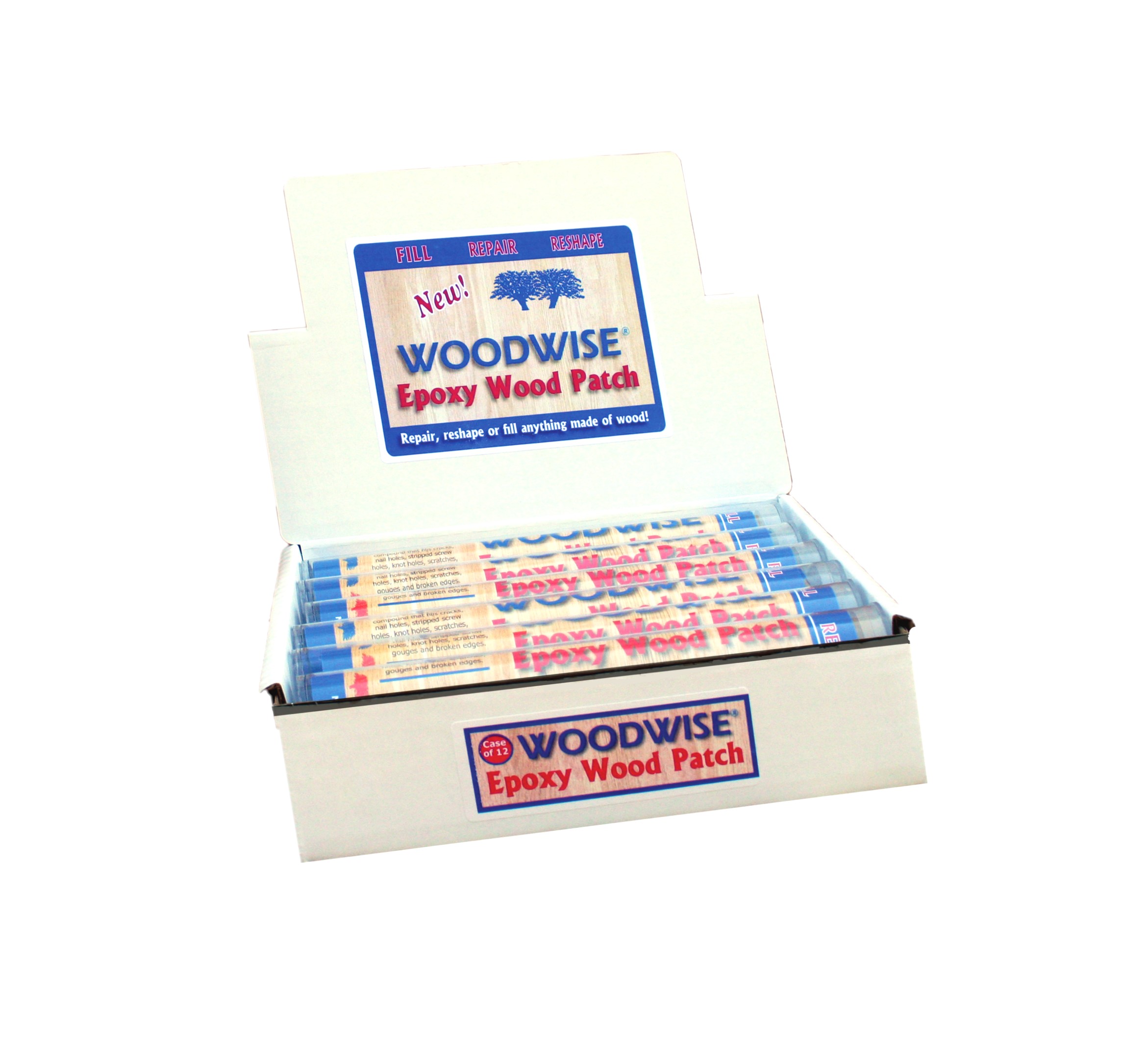 Woodwise Epoxy Wood Patch 2oz (7in Tube)