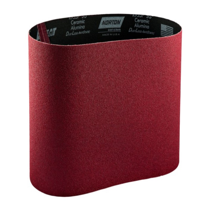 Norton 8" x 19" Belt RED HEAT