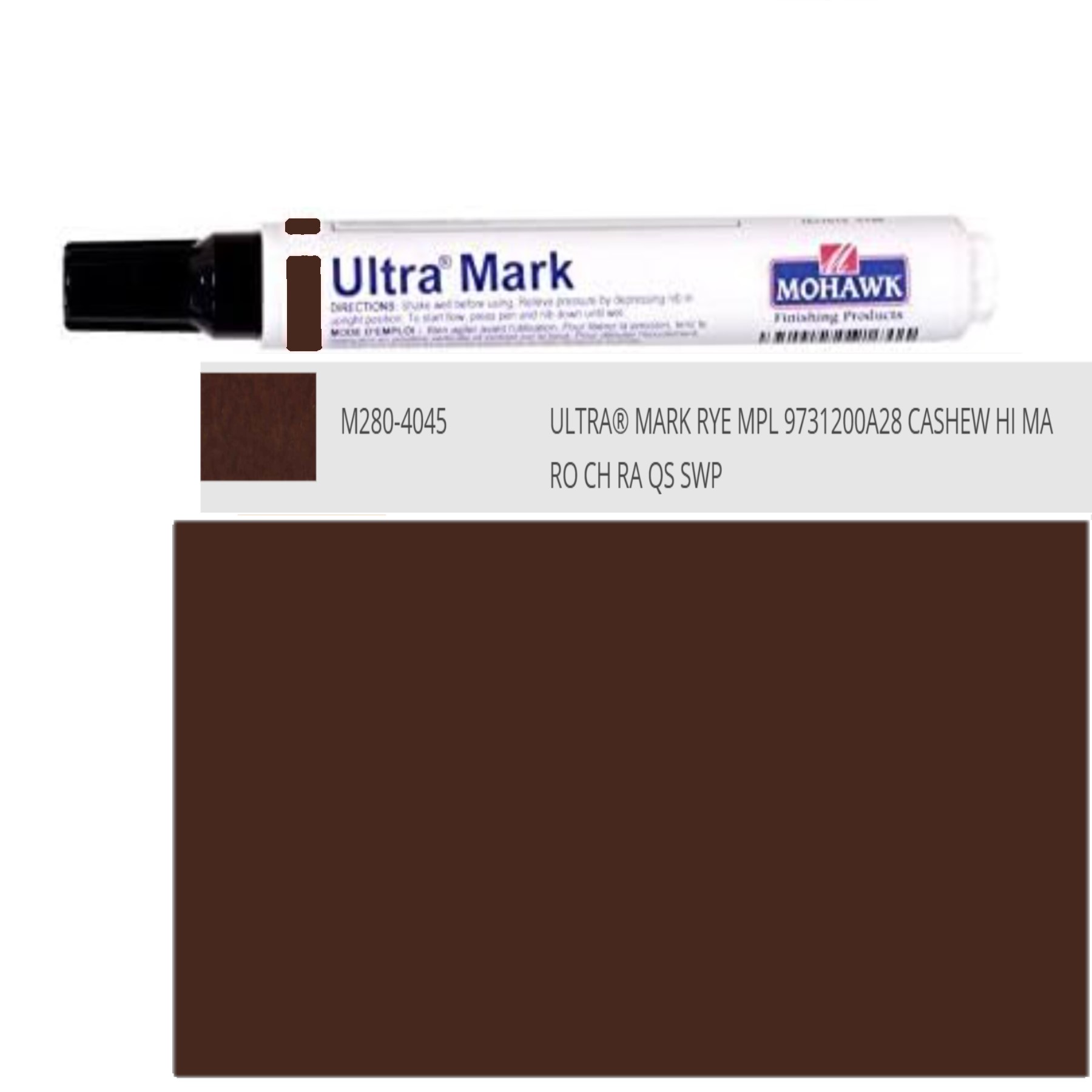 Mohawk Ultra Mark Marker RYE MAPLE 9731200A28/CASHEW HI MA R