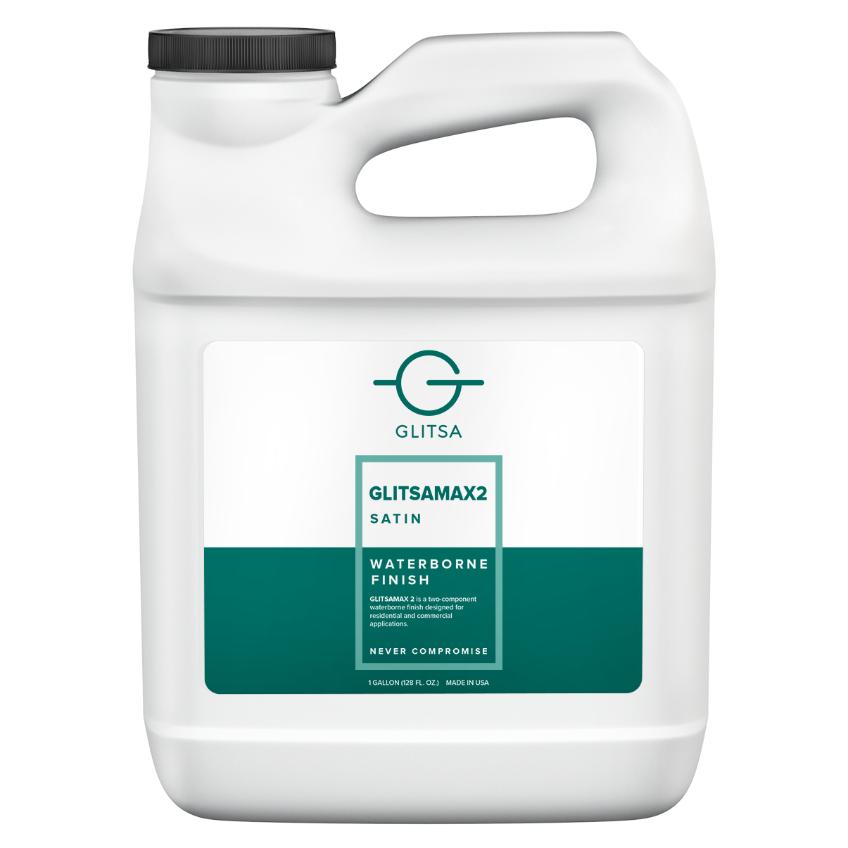 GlitsaMax 2 Waterborne 1Gal 2 Comp Finish Ultra Matte