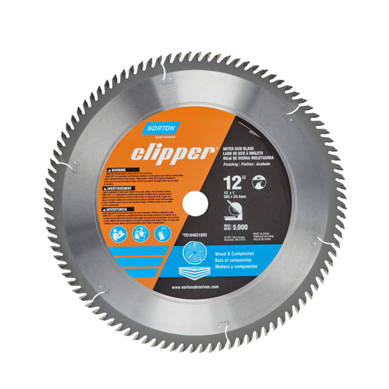 Norton Clipper 12" x 96 Tooth Saw Blade