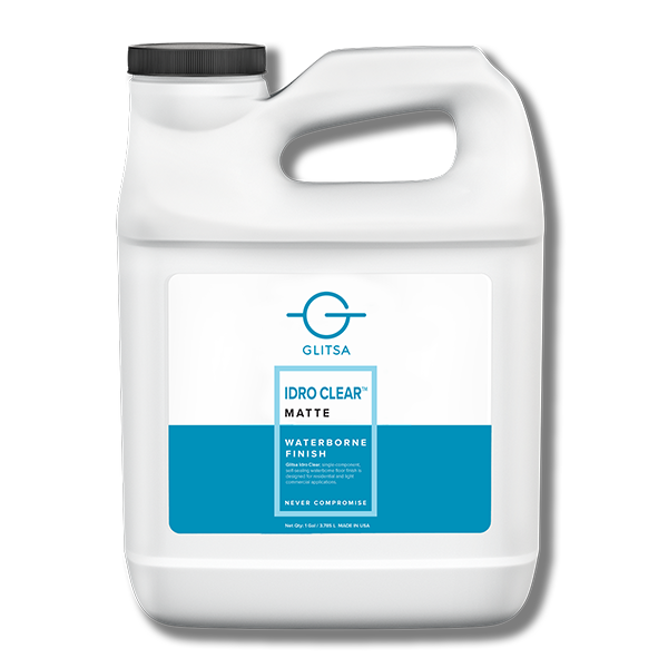 Glitsa IdroClear Waterborne Finish 1Gal Matte