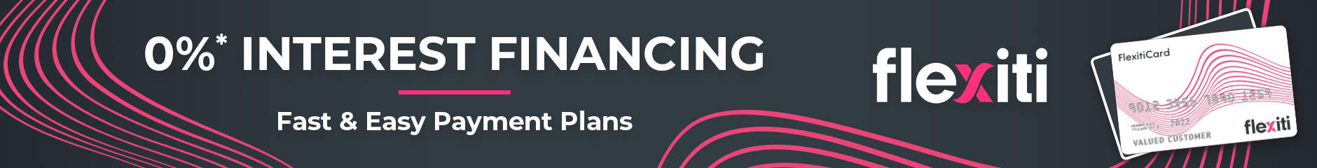 0% interest financing from Flexiti