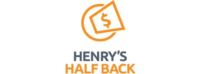Henry's Half Back program logo