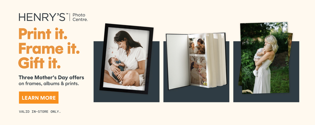 Three Mother's Day offers in-store! Save on frames, albums and prints.