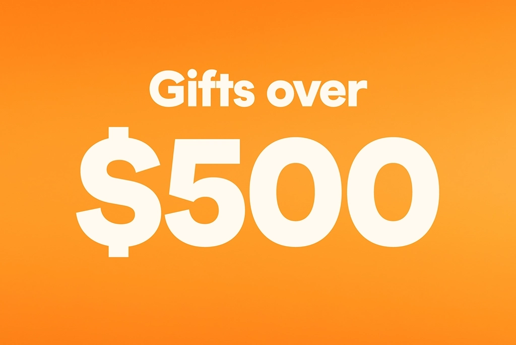Gift ideas over $500