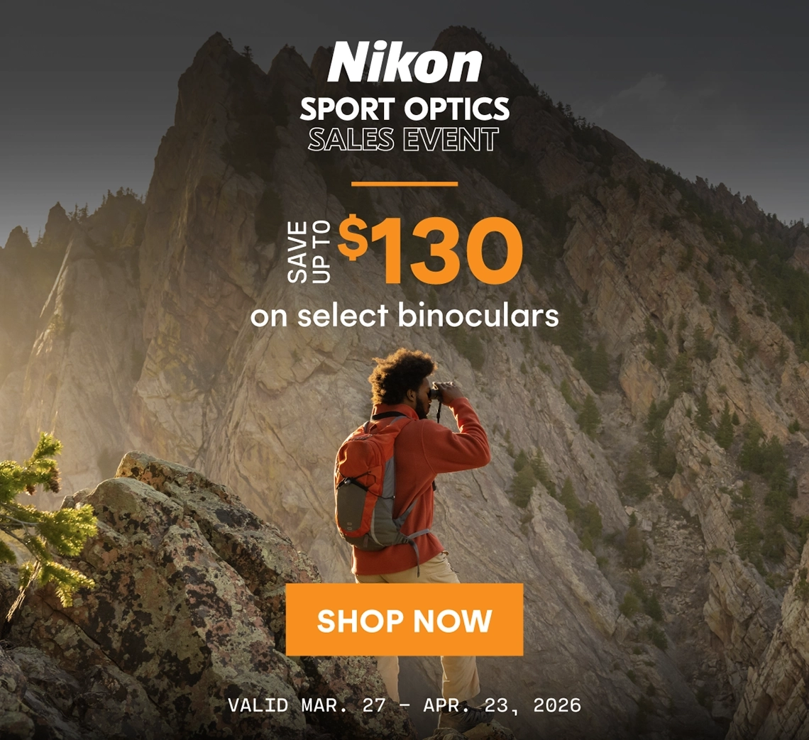 Save up to $130 on select binoculars during the Nikon Sport Optics Sales Event