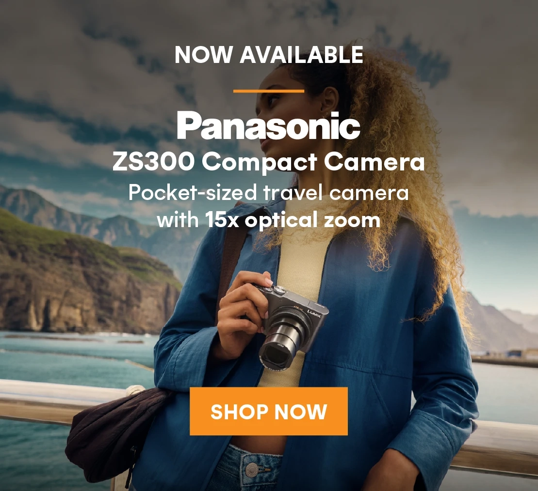 The Panasonic ZS300 compact camera is now available! Order yours today.