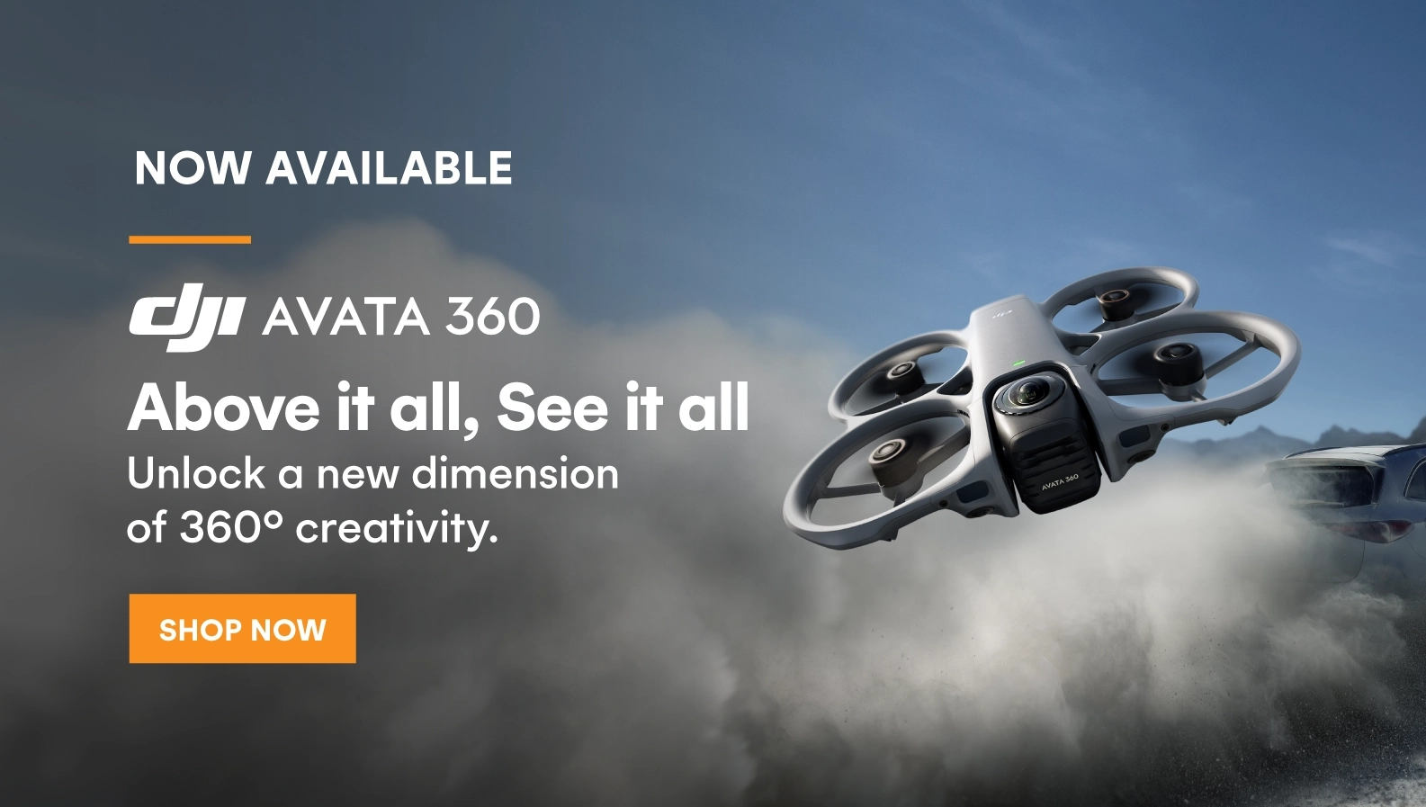 Now available! DJI Avata 360 degree drone