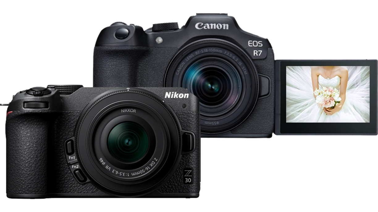 Nikon Z30 and the Canon EOS R7