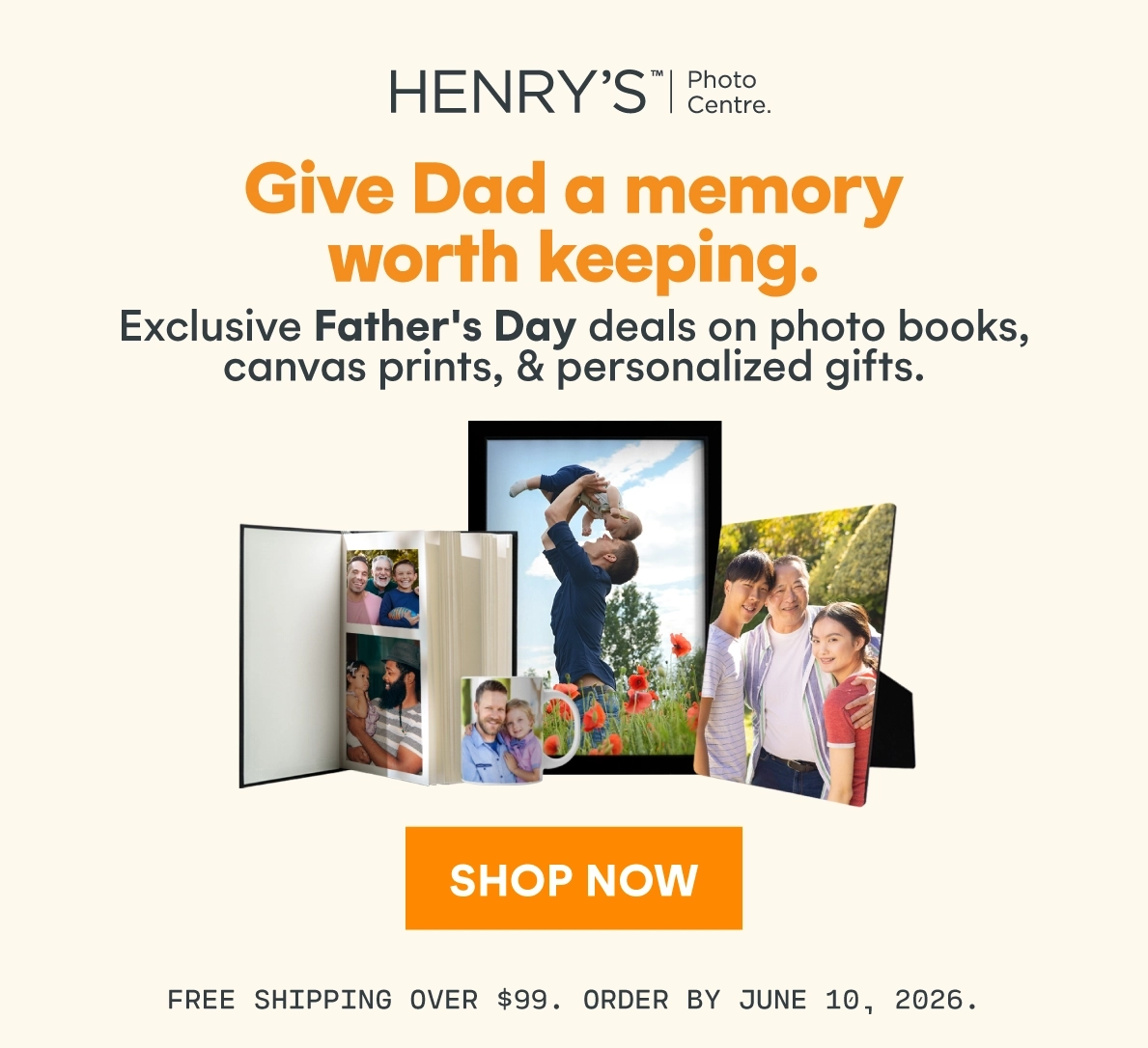 Shop Father's Day Gifts at Henry's Photo Centre