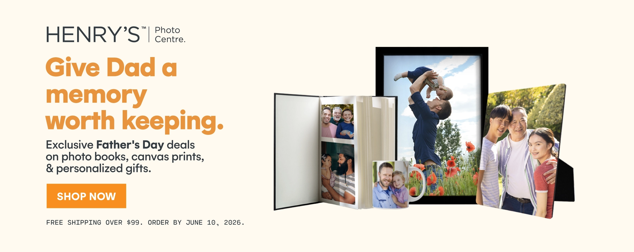 Shop Father's Day Gifts at Henry's Photo Centre