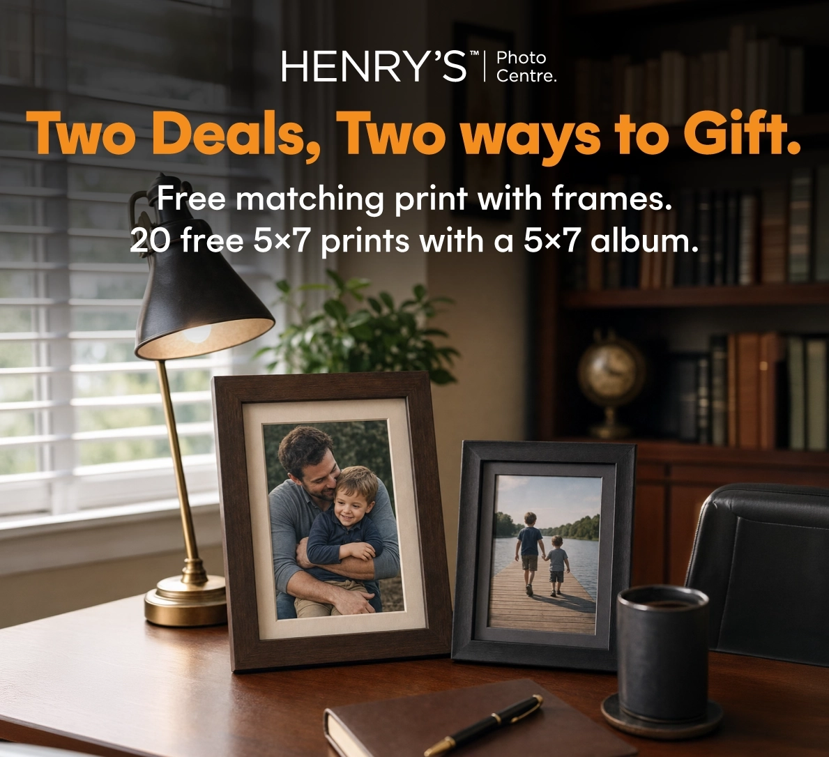 Free matching photo print with frames or 20 free 5x7 prints with a 5x7 album.