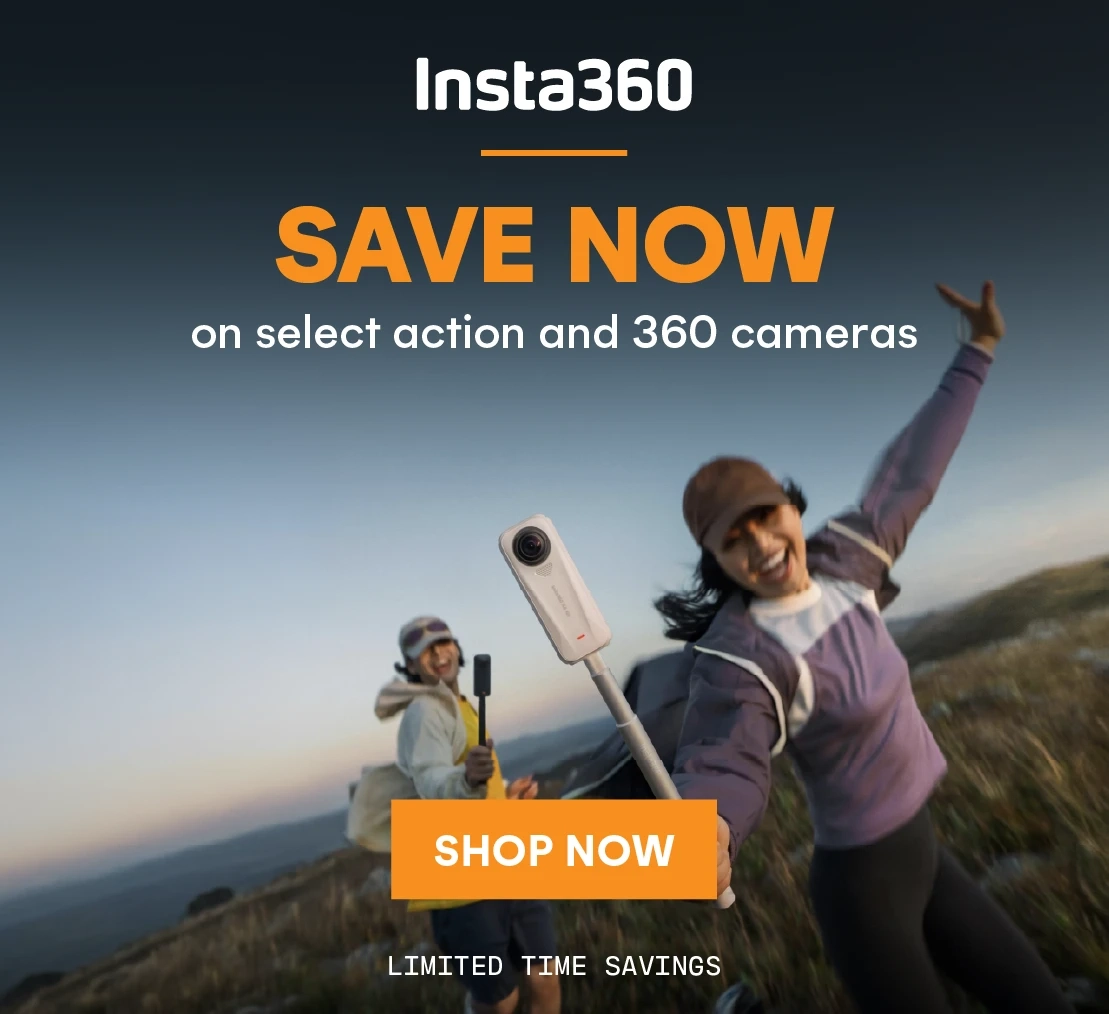 Save on select Insta360 cameras for a limited time