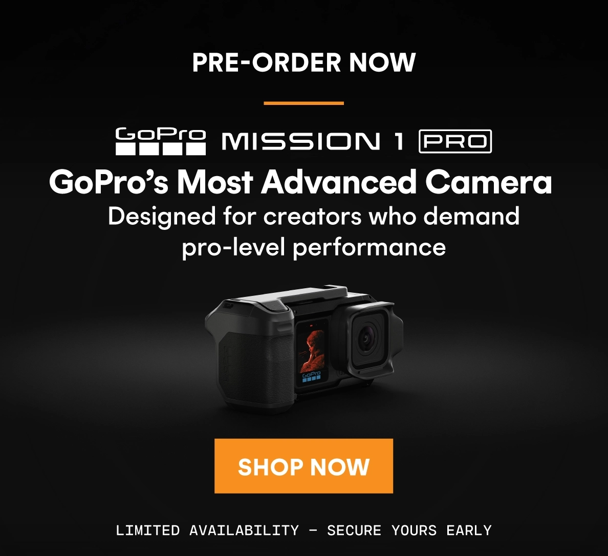 Pre-order the new GoPro Mission pro-level action camera