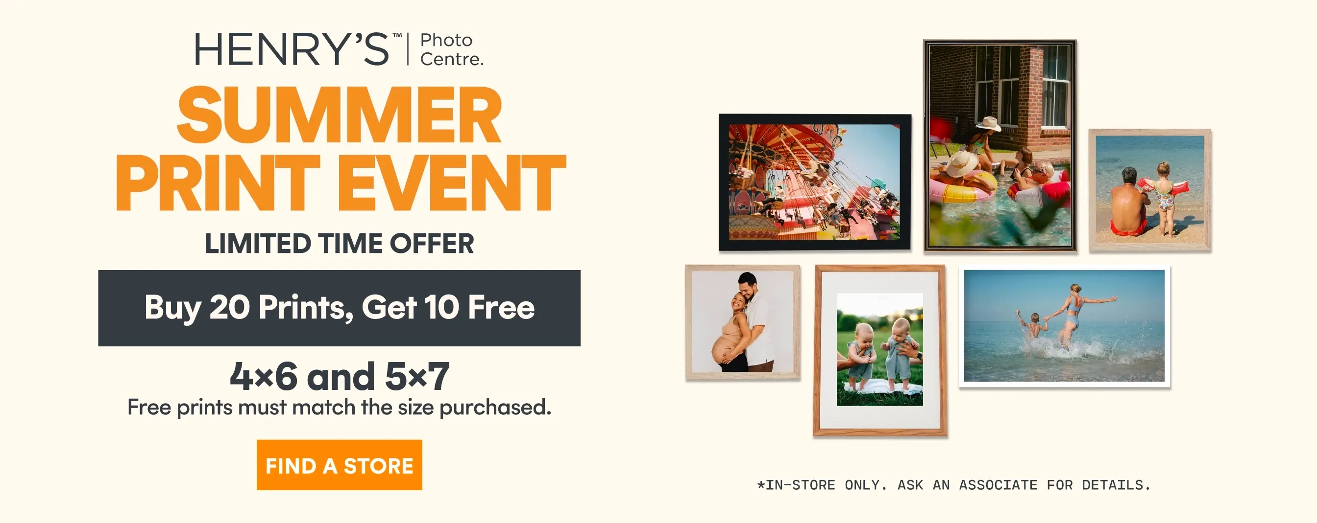 Henry's Photo Centre Summer Print Event is ON NOW!
