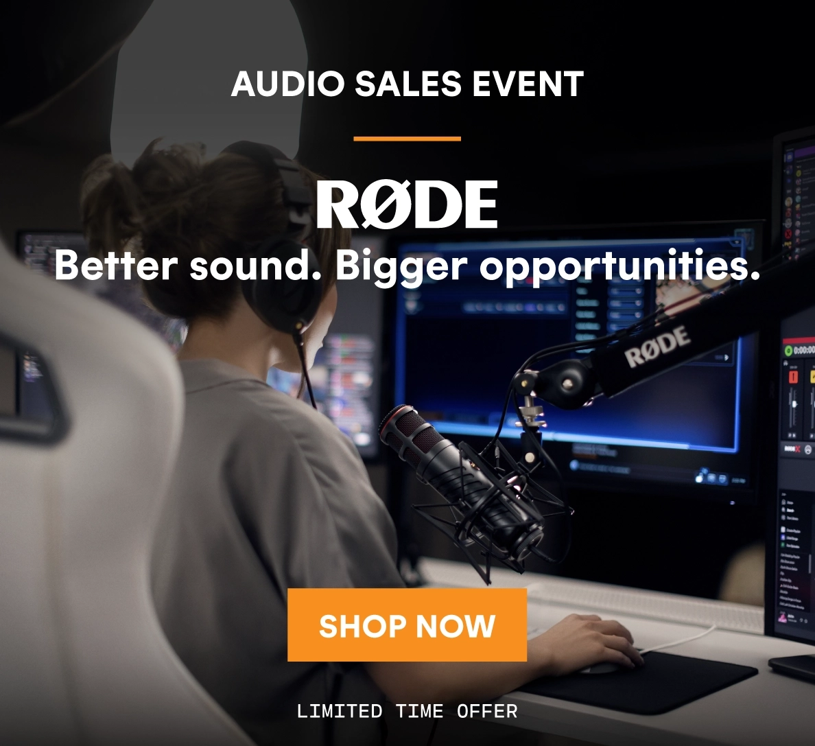 Save on select RODE audio gear for a limited time!