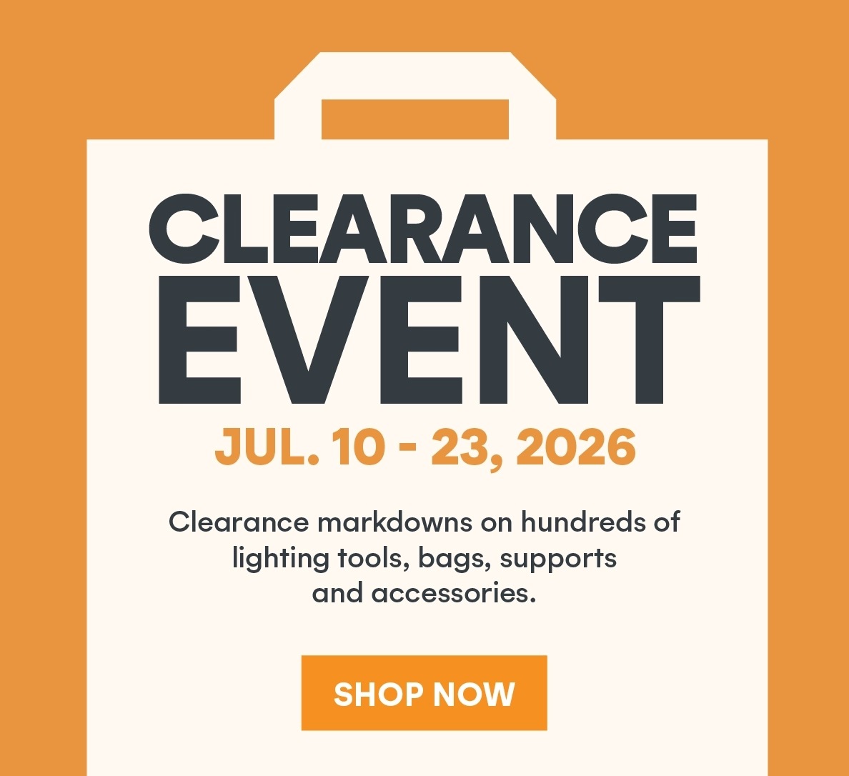 Shop Henry's Clearance Event July 10 - 23, 2026!
