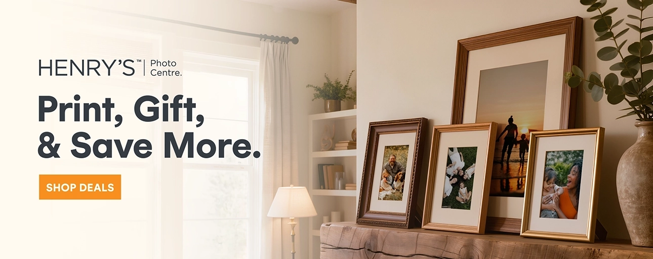 Print, gift and save more with great deals from Henry's Photo Centre.